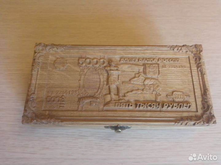 Шкатулка для денег, с рисунком