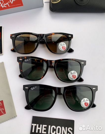 Очки ray ban wayfarer поляризационные