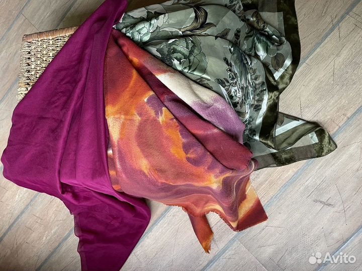 Платки, платочки, шарфы-палантины)