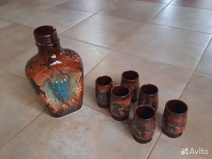 Набор для вина керамический