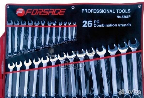 Набор ключей комбинированных, 26 пр: 6-30, 32 м