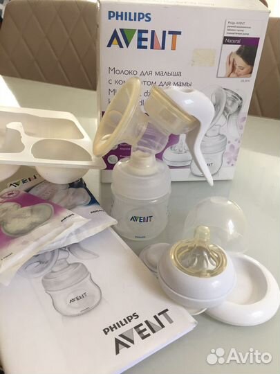 Молокоотсос Avent Natural ручной