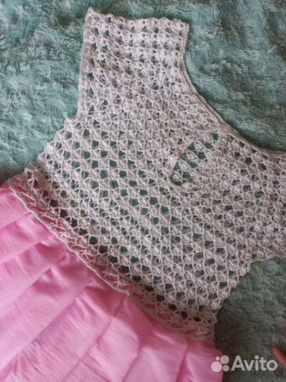 Платье для девочки новое ручная работа