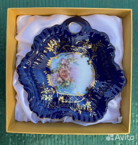 Тарелка сухарница ажурная роза позолота и другие