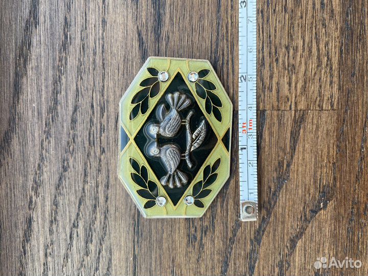 Винтажная брошь Catherine Popesko