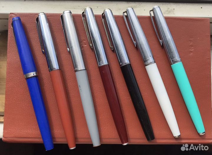 Перьевые авторучки ручки СССР 7шт. Рабочие