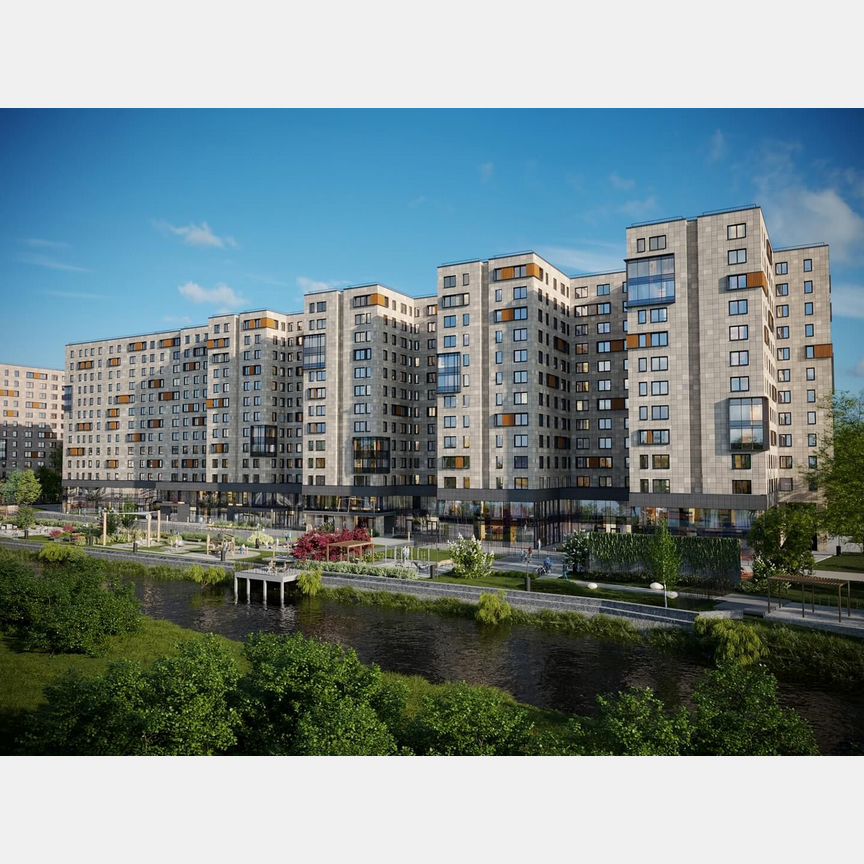 1-к. апартаменты, 39,6 м², 13/13 эт.