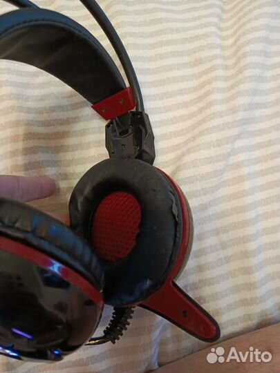 Игровые наушники bloody с подсветкой
