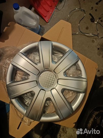 Колпаки r15 комплект Trebl ударопрочные