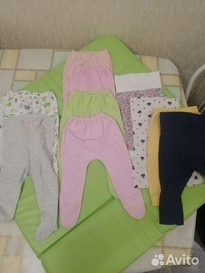 Вещи пакетом на девочку от 3 до 6 мес