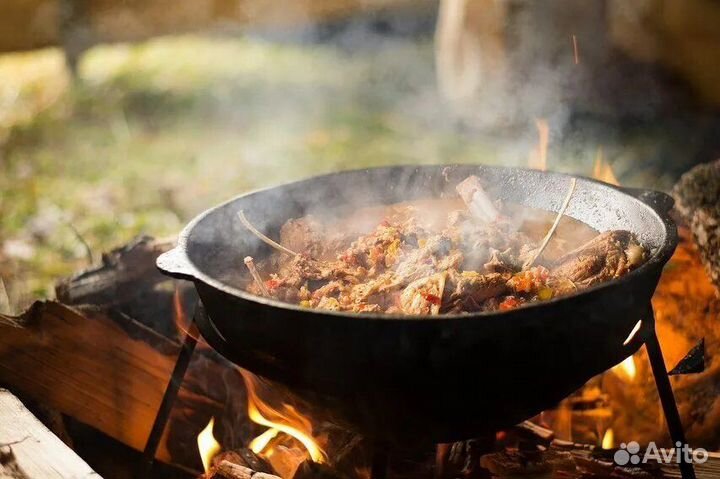 Казан 12 литров + печь + шумовка