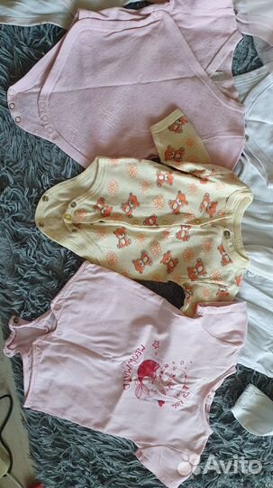 Большой пакет вещей на девочку 0+