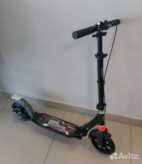 Городской самокат urban с ручным дисковым тормозом