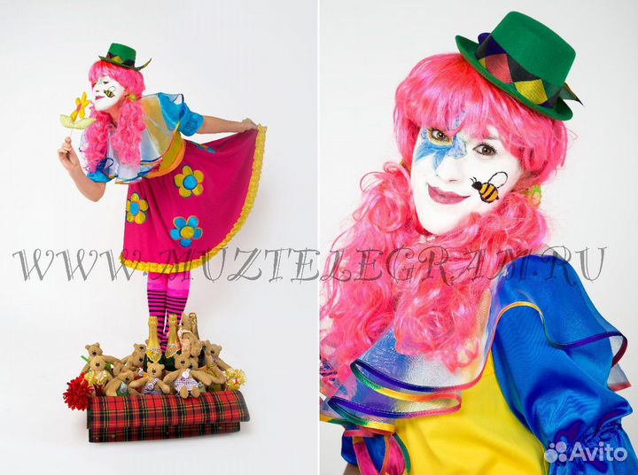 Костюм клоунессы взрослый