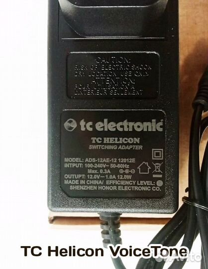 Блок питания TC Helicon VoiceTone C1, D1, E1
