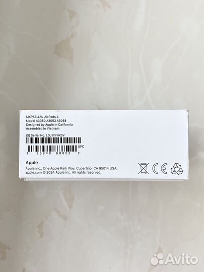 Наушники Apple airpods 4 без ANC