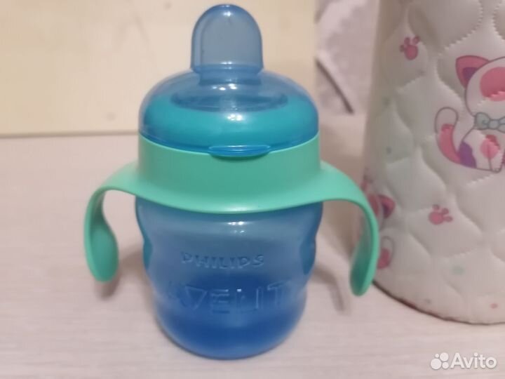 Philips avent поильник и термосумка для бутылочки
