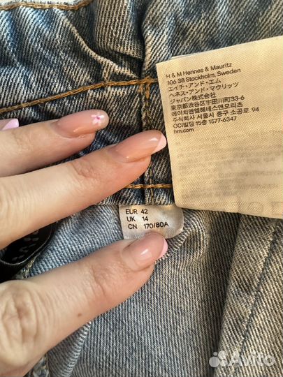 Джинсовая юбка hm