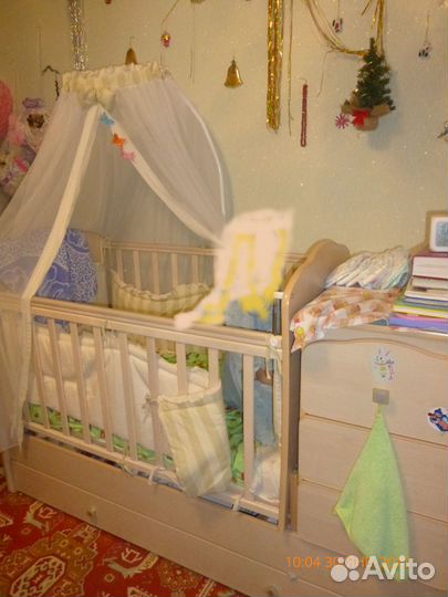 Кроватка трансформер три в одном