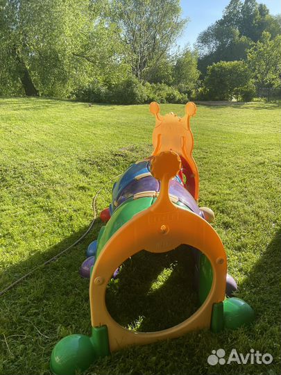 Уличная игрушка гусеница для ползания