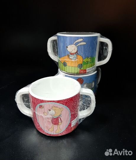 Кружка-поильник детская с 2 ручками Sigikid