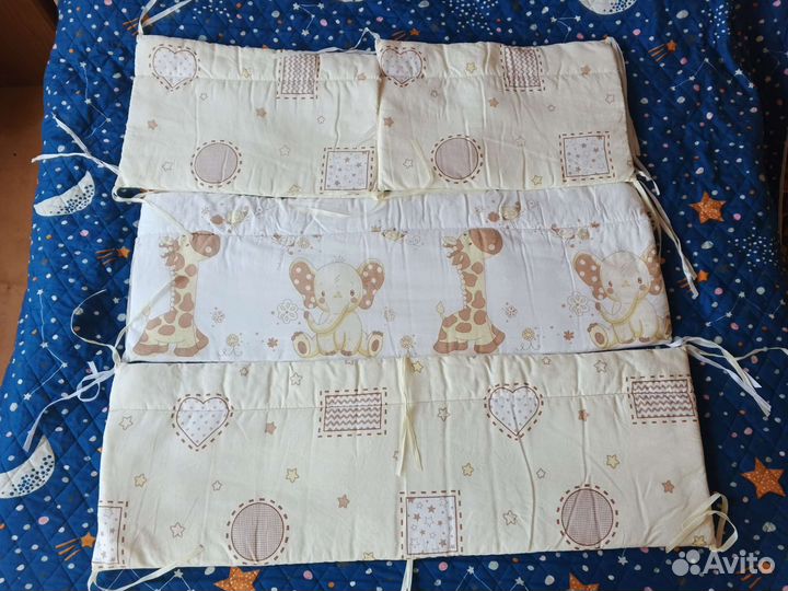 Бортик в кроватку safari