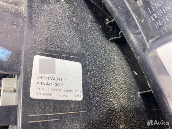 Стоп-сигнал правый Subaru Levorg VMG FA20 2015