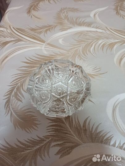 Хрустальная пепельница времён СССР