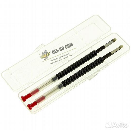 Шпатель для переноса личинок (набор 2 шт) silicone