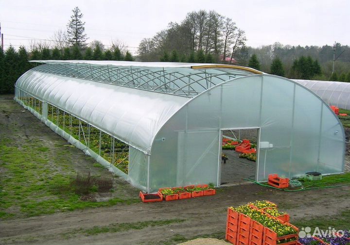 Теплицы промышленные шириной от 8 до 20 м