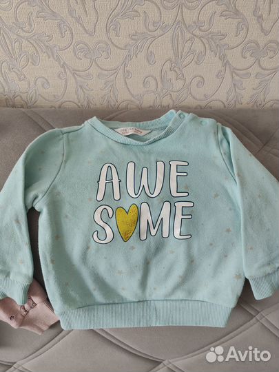 Толстовки для девочки р86