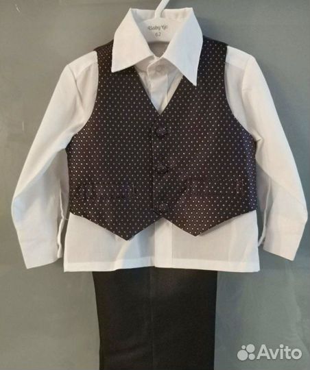 Костюм тройка для мальчика 86
