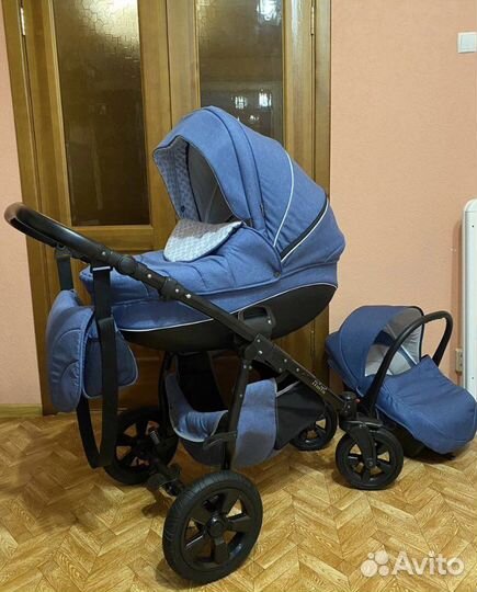 Коляска 3 в 1 Tutis mimi Style джинс