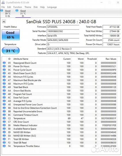 SanDisk SSD plus 240GB