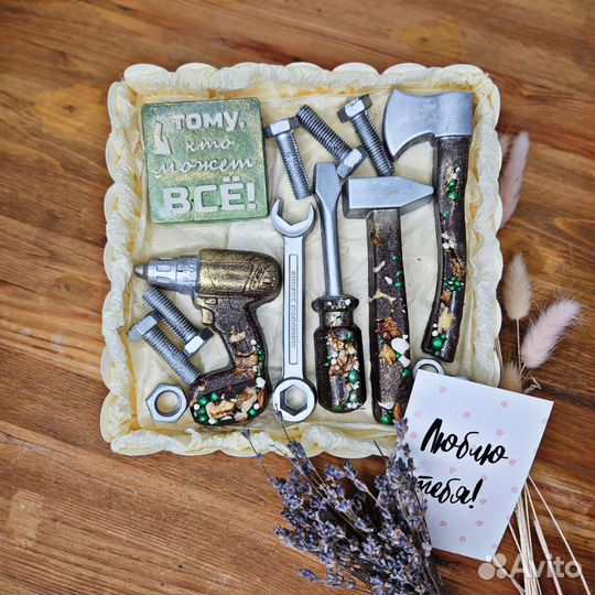 Шоколадные инструменты / подарок строителю/ набор