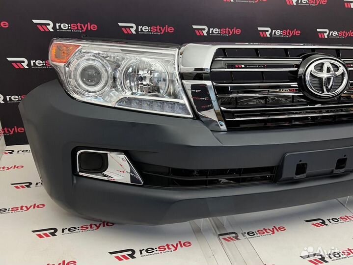 Бампер + Фары Toyota Land Cruiser 200 U1953