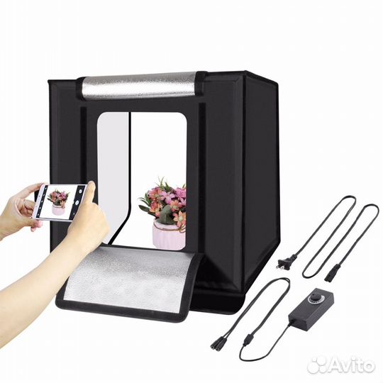 Фотобокс puluz Лайтбокс Лайткуб для съёмки 60 см