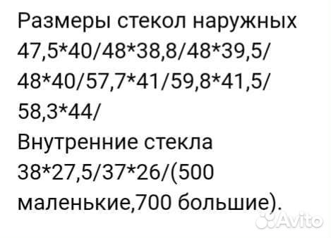 Стекла на двери газовых плит