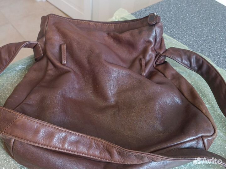 Сумка натуральная кожа 33*35