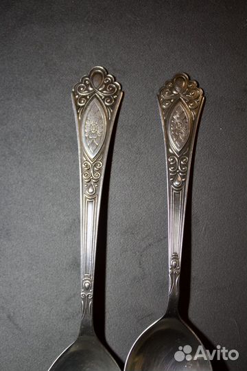 Серебряные ложки (столовая,десертная) 925