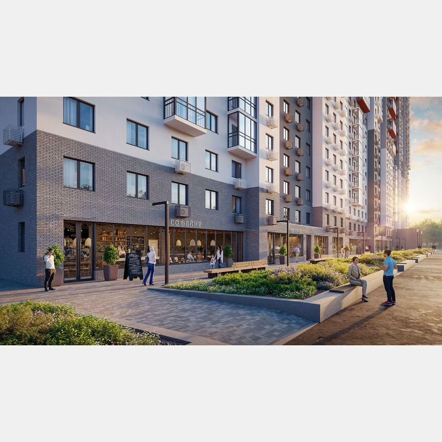 2-к. квартира, 58,1 м², 17/22 эт.