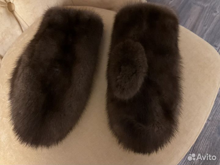 Норковые варежки