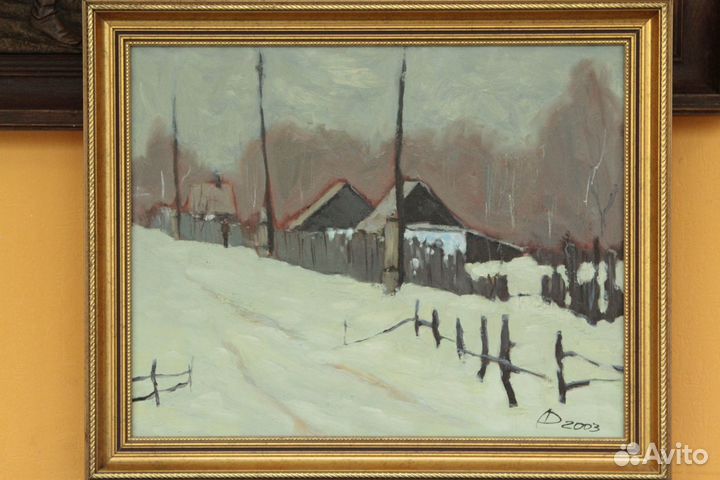 Картина - Заиндевело. Данилов А.А. 2003г