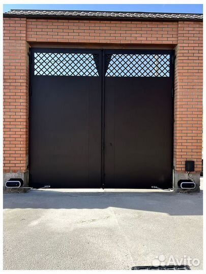 Автоматика для распашных ворот Алютех