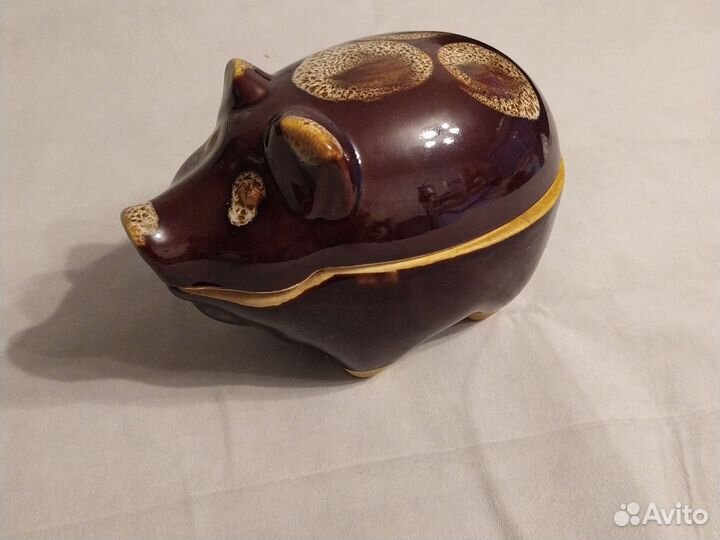 Горшочек керамический для запекания свинка