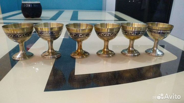 Серебряные рюмки СССР 875 пробы