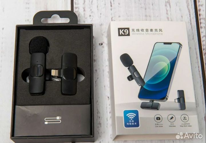 Беспроводной петличный микрофон