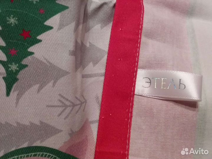 Скатерть хлопковая на Новый год