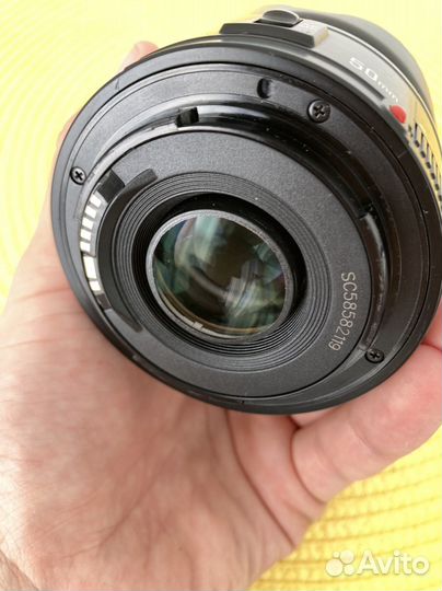 Объектив yongnuo lens EF 50mm 1:1.8