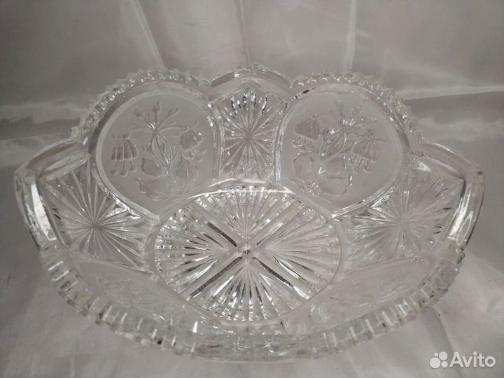 Хрустальная посуда, вазы для цветов